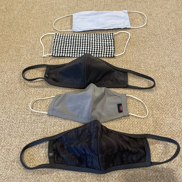 Assorted Face Masks:JCrew, Faherty, and Mark Weldon - Picture 1 of 2
